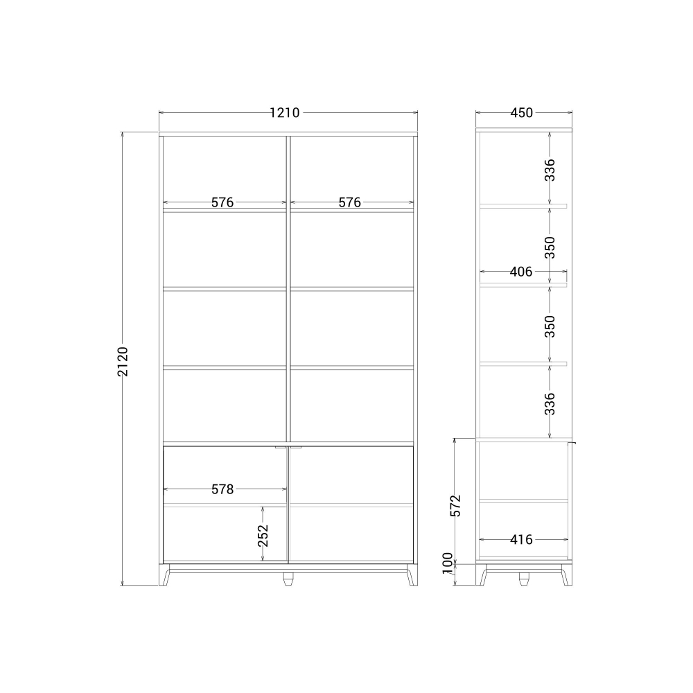 Стеллаж Case CS184