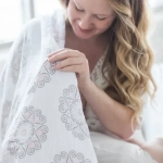 SwaddleDesigns Набор пеленок SwaddleDuo - Little Dots + Pink Medallions