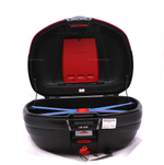 Кофр задний 47 л. с чёрной глянц. вставкой KAPPA