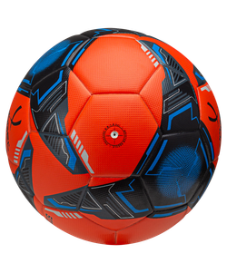 Мяч футбольный Championship №5, оранжевый/синий/черный