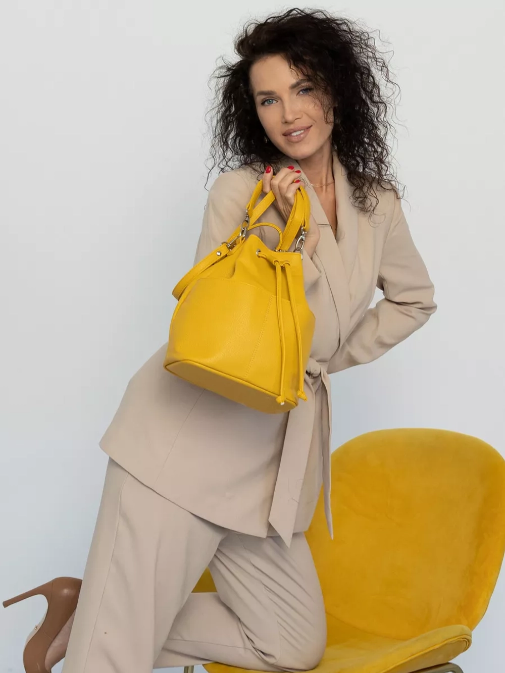 сумка через плечо тоут средняя мешок