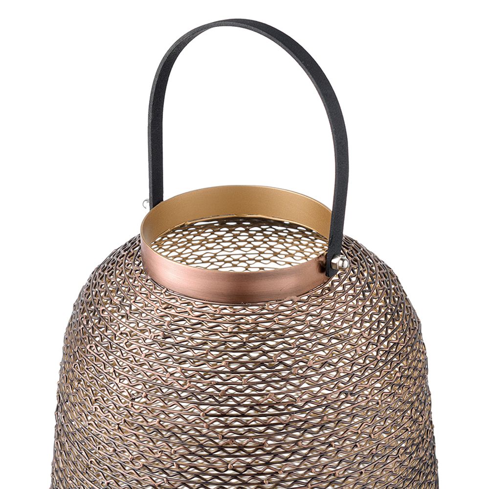 Ваза-подсвечник Tonne, 33 см, медная