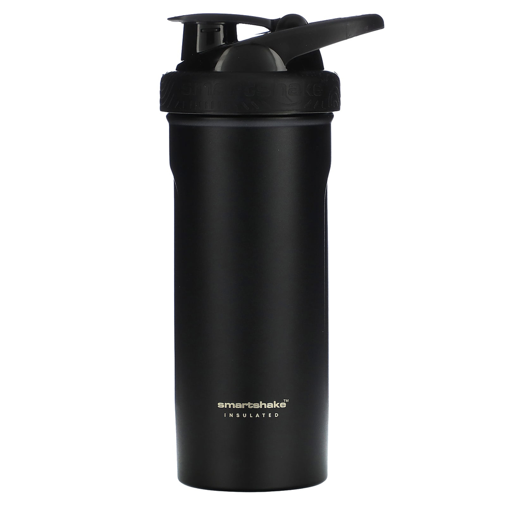 Smartshake, Insulated Steel, черный, 750 мл (25 унций)