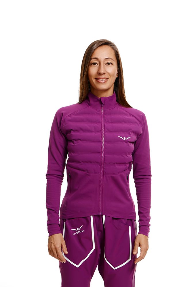 ЛОНГСЛИВ С ПУХОВОЙ ВСТАВКОЙ ЖЕНСКИЙ | AMARANTH