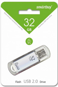 Флешка 32-GB SmartBuy V-Cut Silver