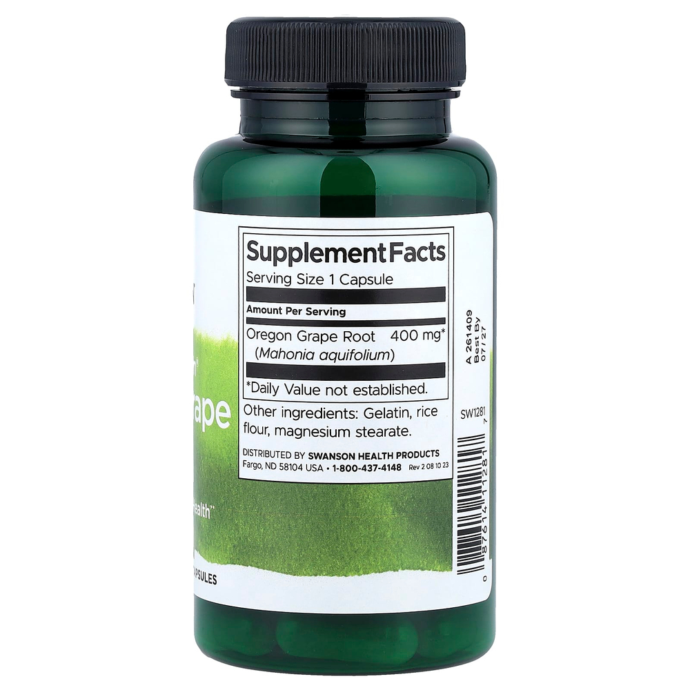 Swanson, Full Spectrum®, корень кариеса, 400 мг, 60 капсул