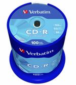 Оптический диск Verbatim CD-R 700MB 52X Extra Protection, Spindle, 100 шт