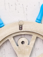 Декор для дома на стену "Штурвал" 43 см