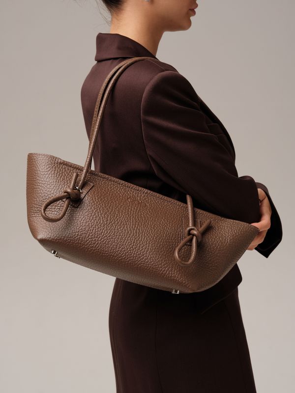 Кожаная сумка DBR 31340 коричневый какао