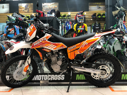 Мотоцикл Avantis Dakar 250 (TwinCam 170 MM, вод.охл.) FA 2020 (Оранжевый)