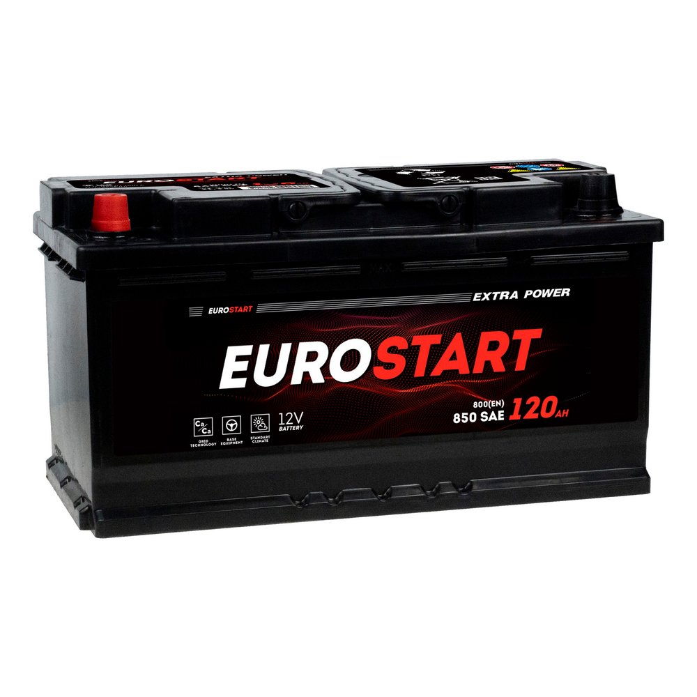 Аккумулятор EUROSTART Extra Power (120Ah, 850A, L+) EUT1201