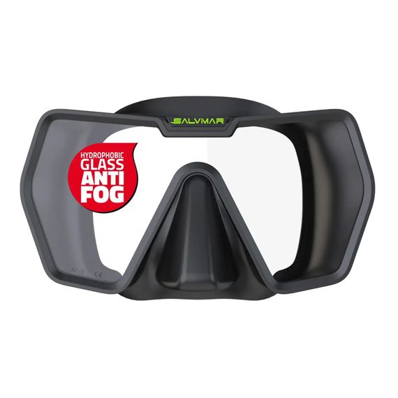 Маска Salvimar Drake антифог для дайвинга черный