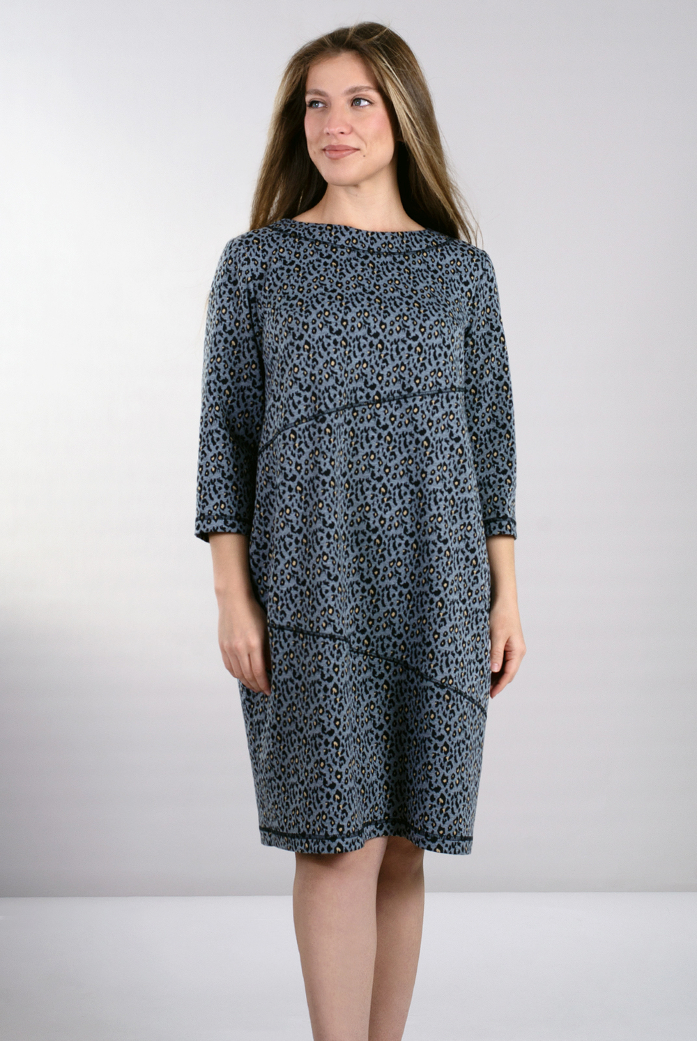 Платье женское 1822ЛП, Леопард #225Лее051822ЛП