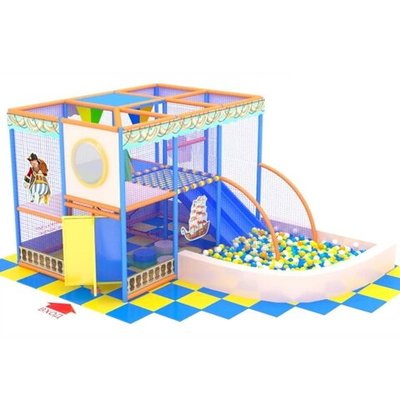 Детский игровой лабиринт «Веселые пираты» 10,1 м² + Бассейн 4,1 м² (5,1*3,6*2.7м)