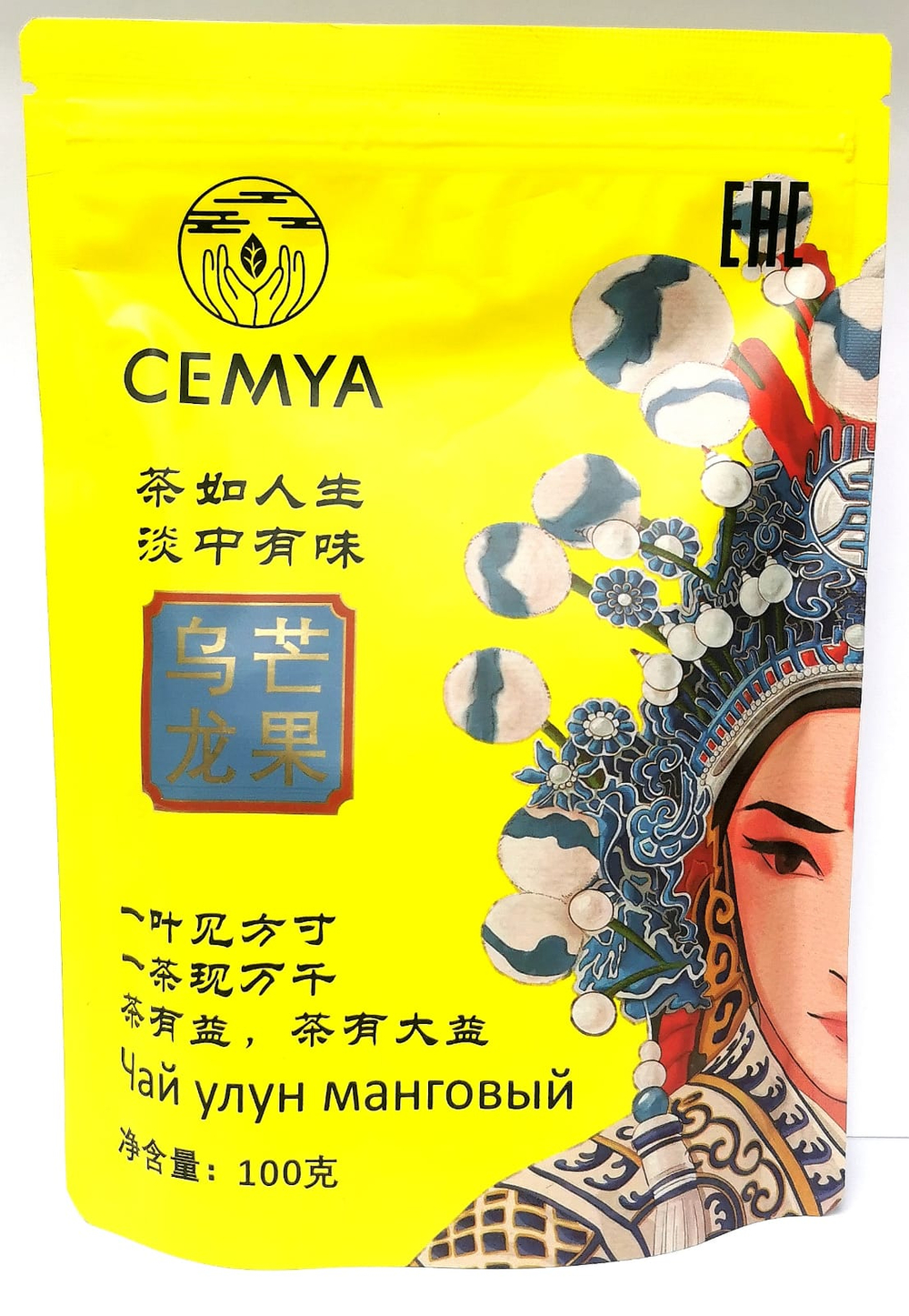 Чай китайский Cemya Улун манговый 100 гр дой пак