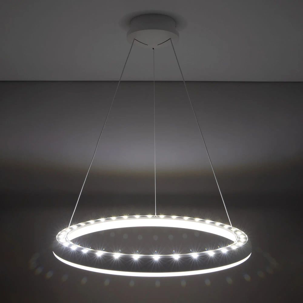 Citilux Юпитер Смарт CL730A090S Умная подвесная люстра Белая