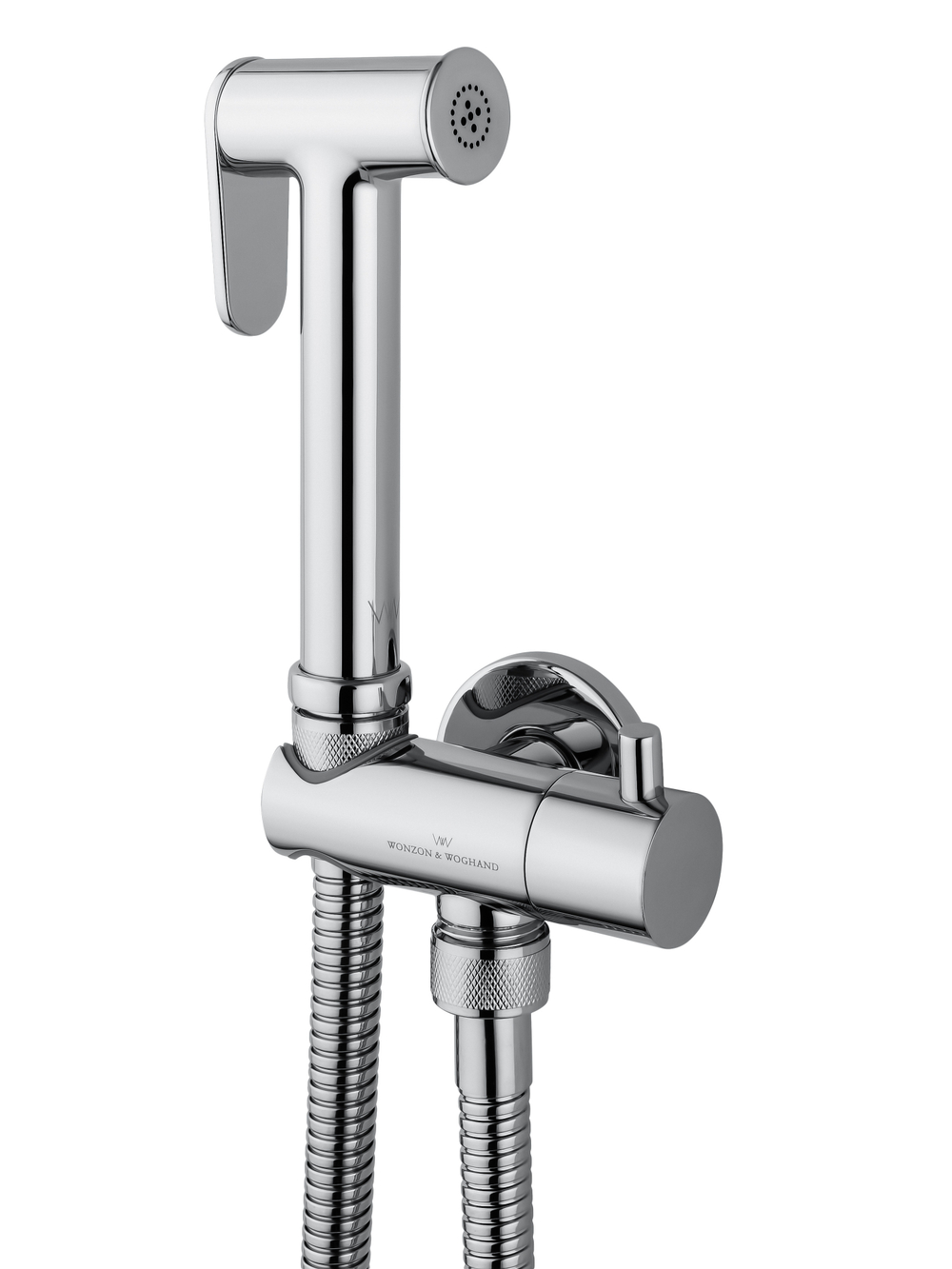 Гигиенический душ с запорным вентилем WONZON & WOGHAND, Хром (WW-88809903-CR)