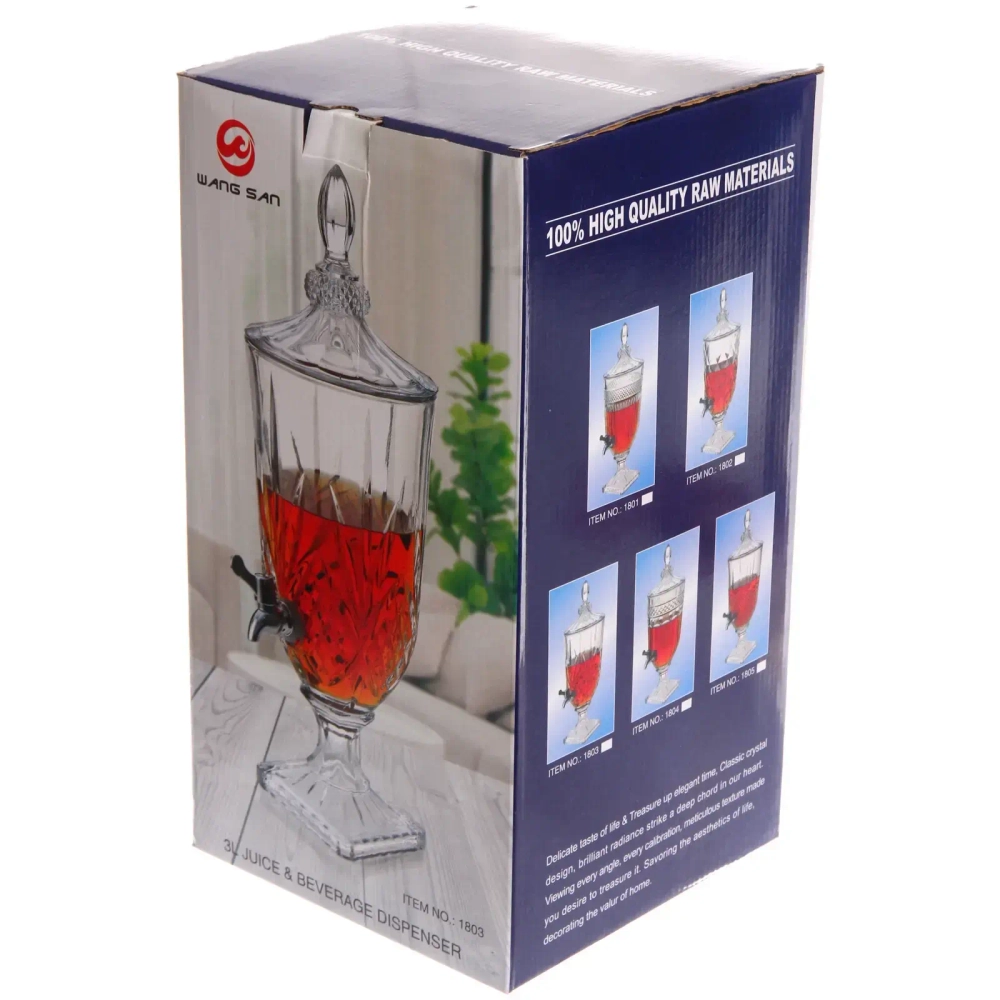 Лимонадница 3л «Dolce vita» 1803 цветы