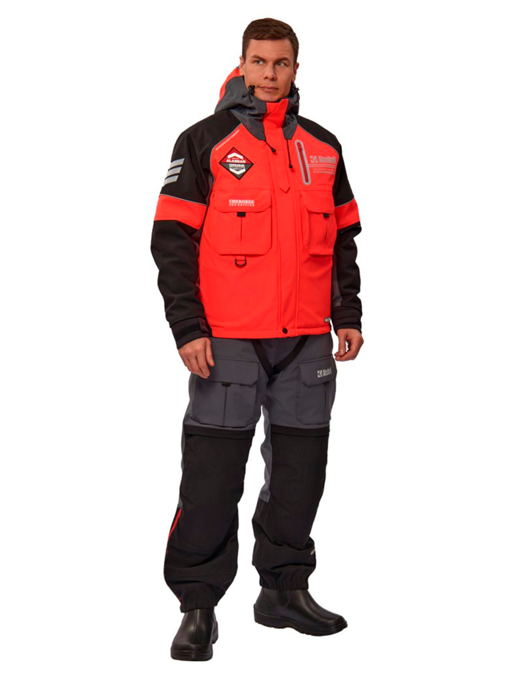 Костюм зимний Alaskan Cherokee Sea Edition XXL красный/серый/черный