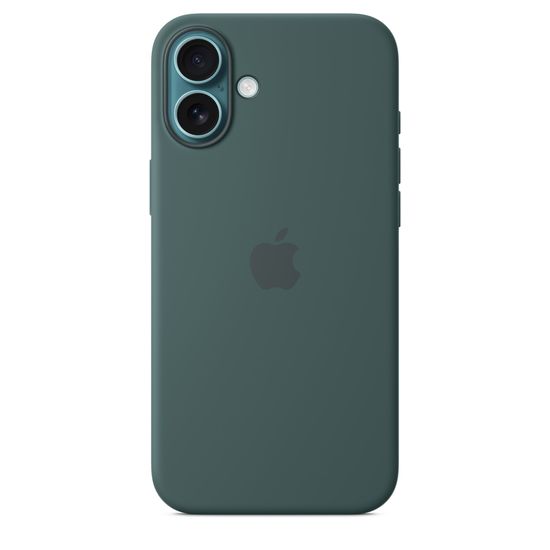 Apple Silicone Case with MagSafe iPhone 16 Plus Lake Green
