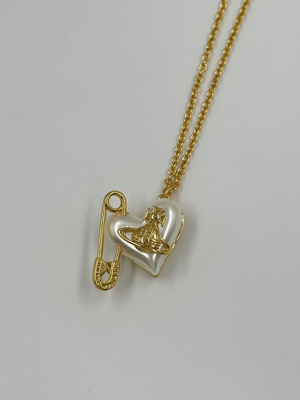Кулон Сердце с булавкой Vivienne Westwood