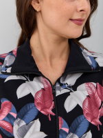 Костюм с брюками КБ-184/черныйбордо-листья