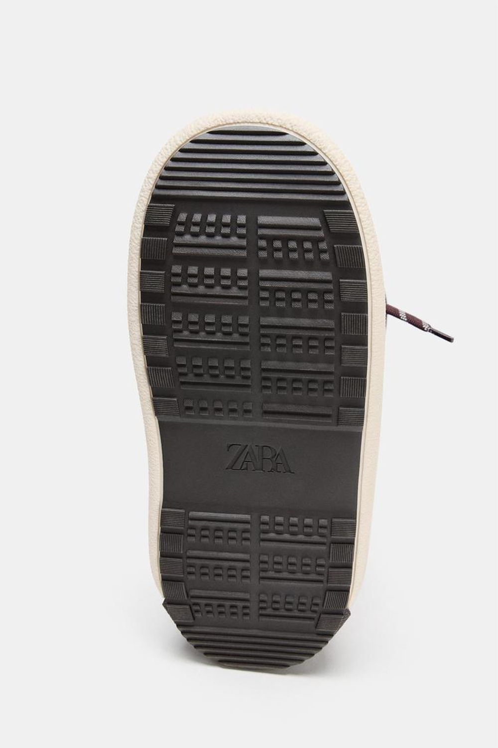 ZARA КОМБИНИРОВАННЫЕ БОТИНКИ, БОРДОВЫЙ/КРАСНЫЙ