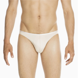 Мужские трусы слипы бежевые HOM PLUMES Micro Briefs 404756_4000DT
