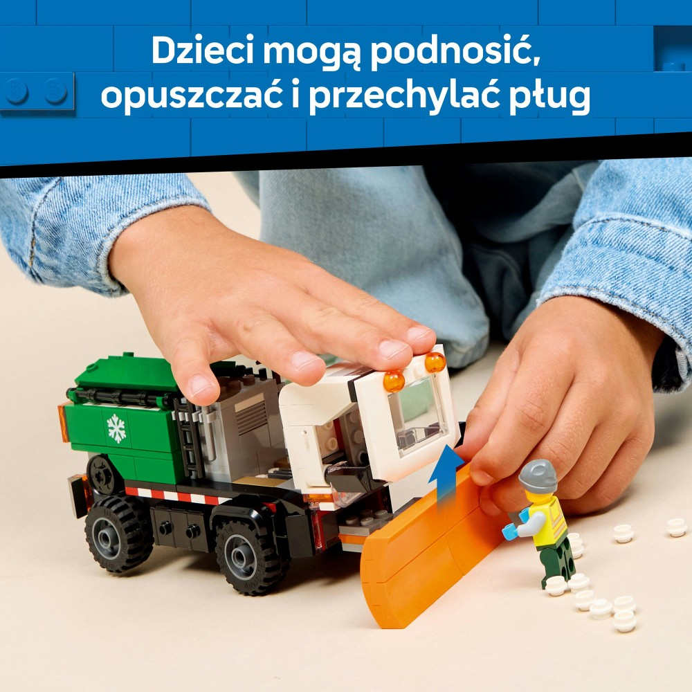 Конструктор LEGO City 60490 Снегоуборочная машина — фото 9
