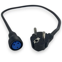 Кабель питания евровилка - 3pin ip65