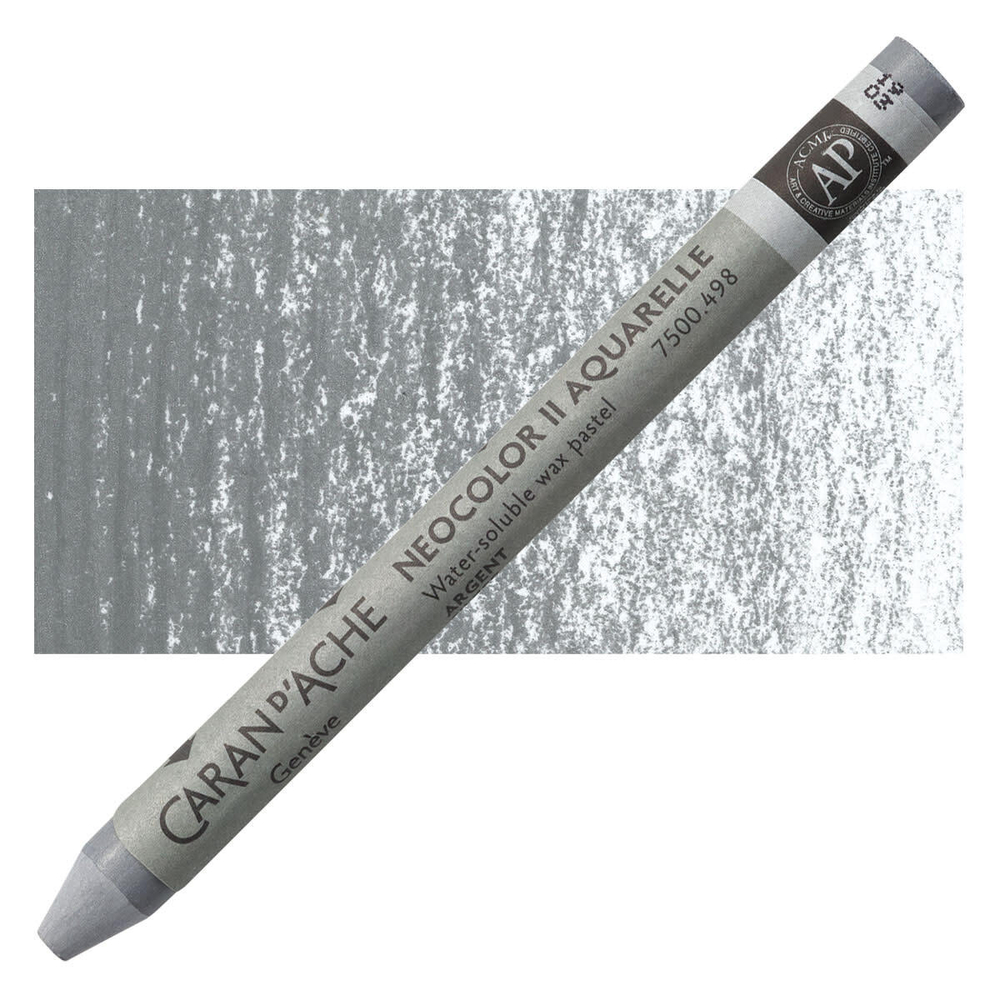 Caran d'Ache Neocolor II. 498 Silver