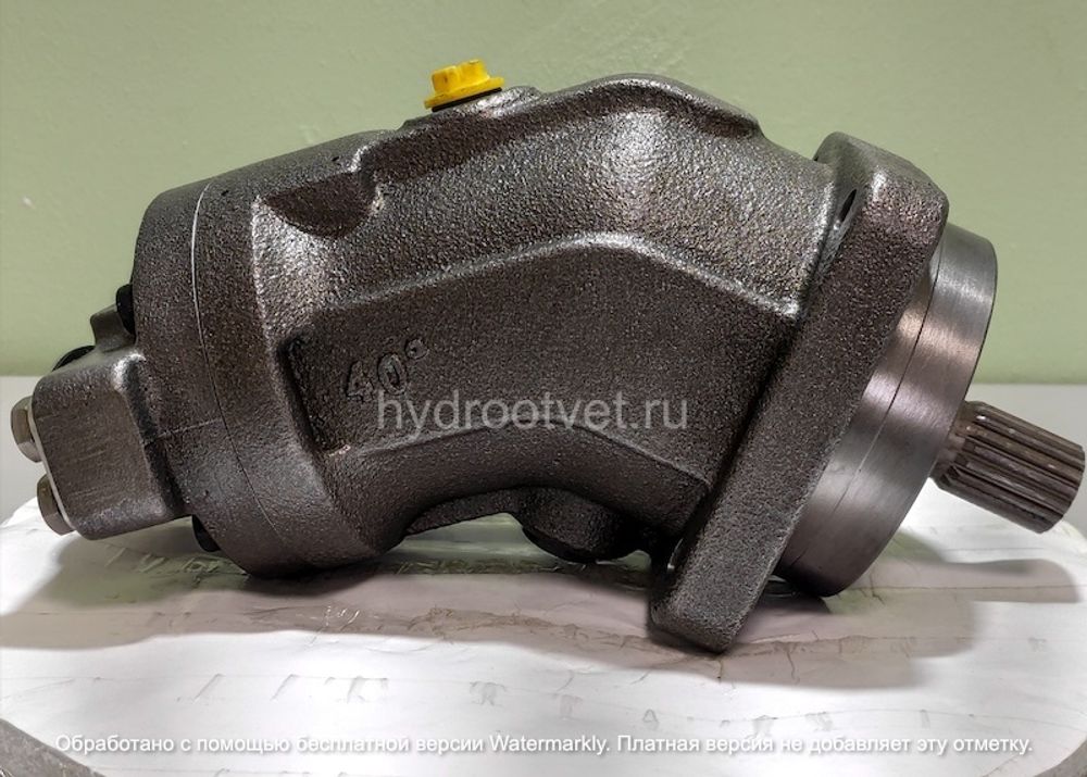 A2FM28/61W-VAB010 - Гидромотор аксиально-поршневой постоянной производительности с наклонным блоком, рабочий объем 28 см3, номинальное давление 400 бар