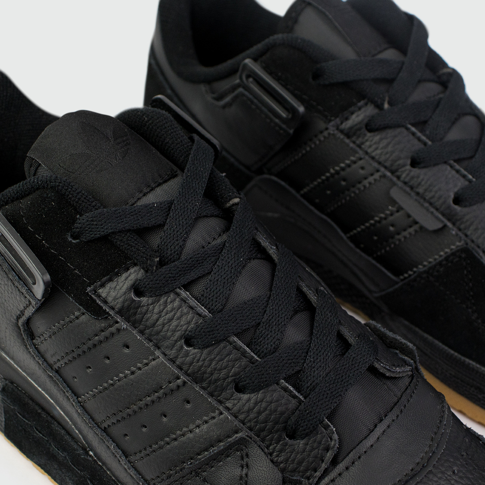 Кроссовки Adidas Forum Low Black / Gum Ftwr. New