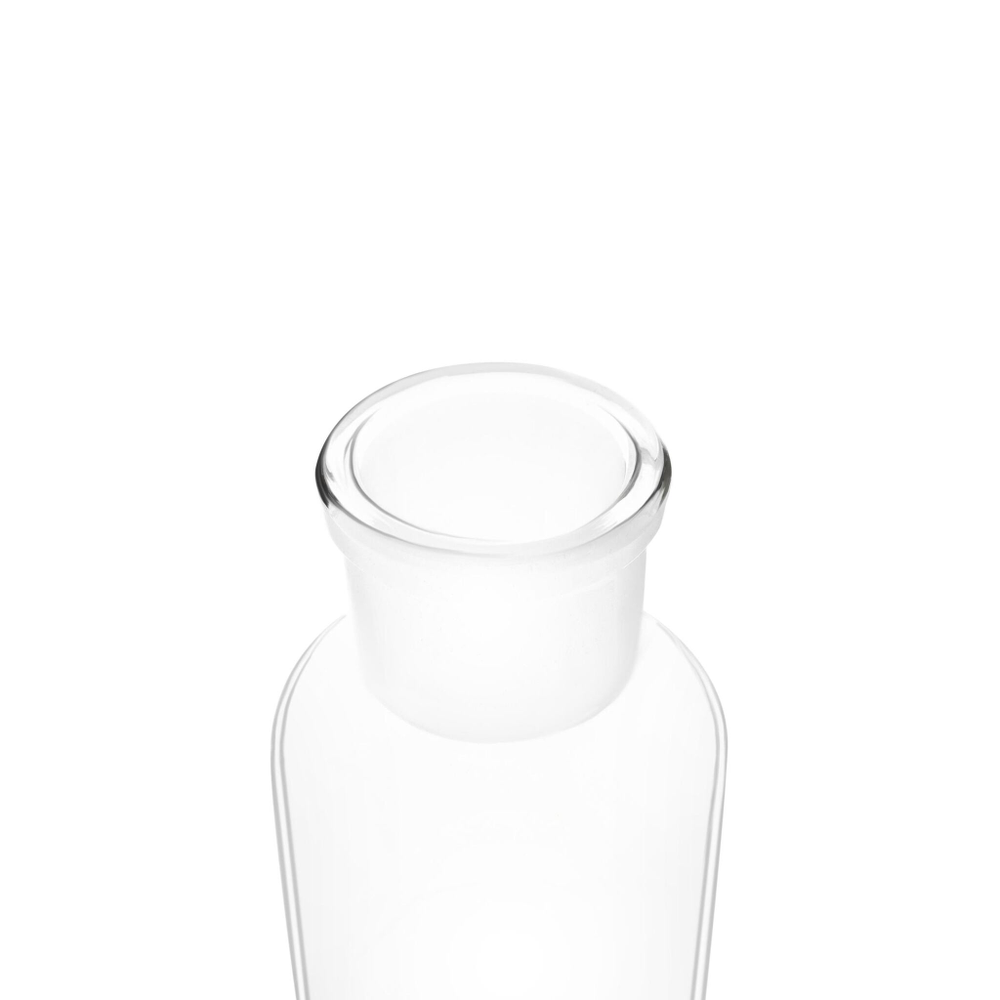 Цилиндр мерный стеклянный с пластиковой пробкой, 1000 мл, с круглым стеклянным основанием