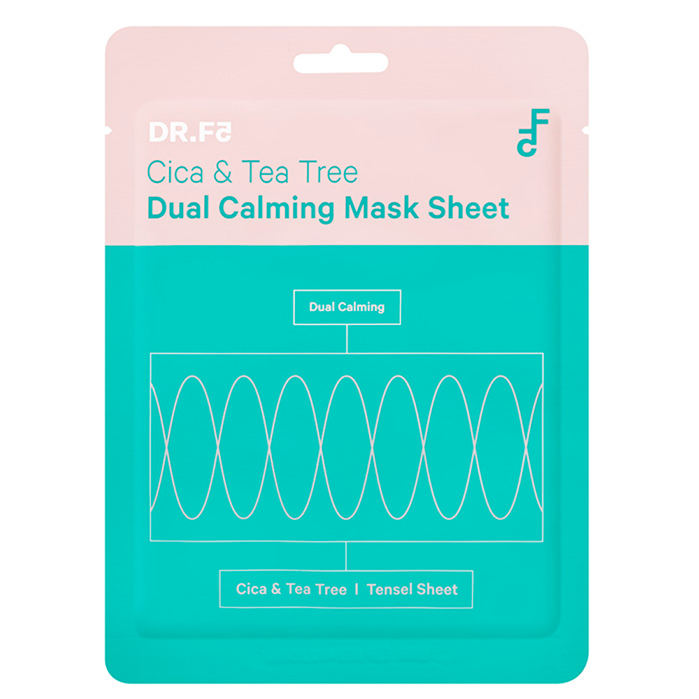DR.F5 Успокаивающая маска двойного действия с центеллой и чайным деревом 23г