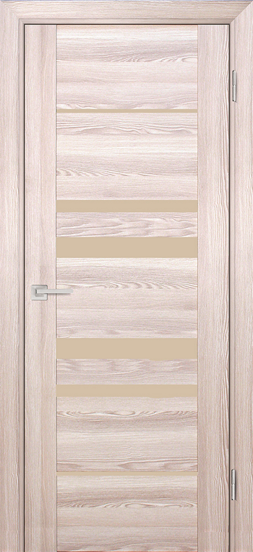 Дверь PSK-4 / Цвет Ривьера крен-экрю / кремовый лакобель / Двери PROFILO PORTE
