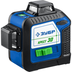 ЗУБР КРЕСТ 3D, лазерный нивелир, Профессионал (34909)