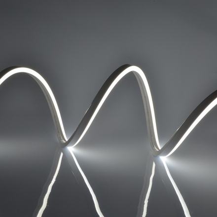 ULS-N03-2835-100LED-m-8mm-IP67-DC12V-11W-m-5M-6500K Светодиодная гибкая герметичная лента. NEON. Катушка 5м. в блистере. Дневной белый свет 6500K. ТМ Uniel