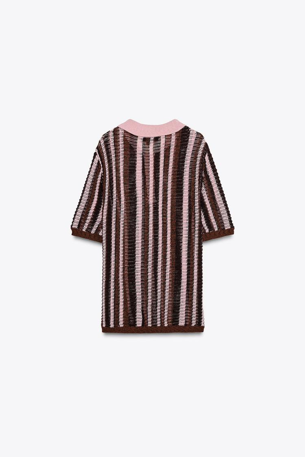 ZARA СВИТЕР В СТИЛЕ ПОЛО, РАЗНОЦВЕТНЫЙ