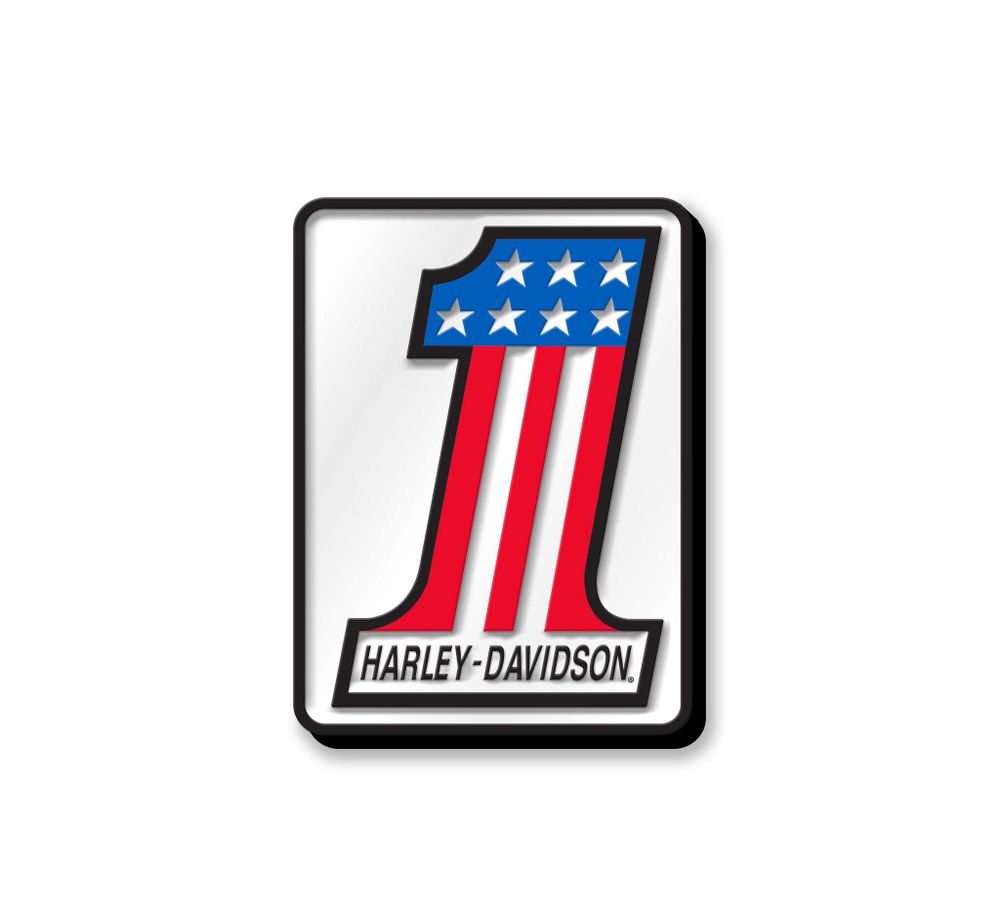 Значок number 1 Harley-Davidson -50%