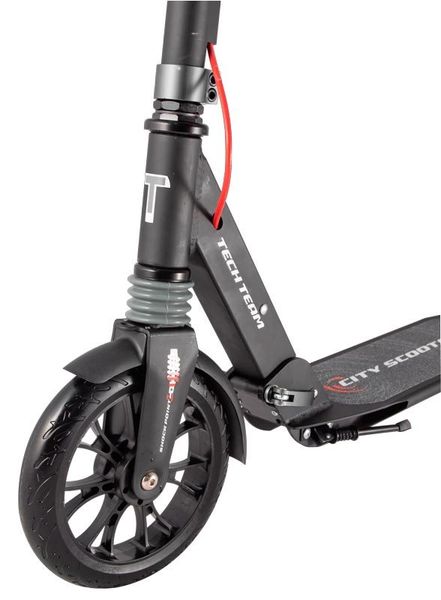 Складной самокат с двойной амортизацией Tech Team City Scooter Disk Brake