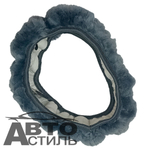 Оплетка на руль круглая Coolpart MAXIMAL Австралия (38*38) - МЕХ - AB-GR серая