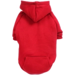 Кофта - толстовка для мелких пород собак «BRO Style», цвет бордовый, р M (на флисе)