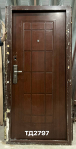 Дверь металлическая Б/У 205(в) х 95(ш) Входная