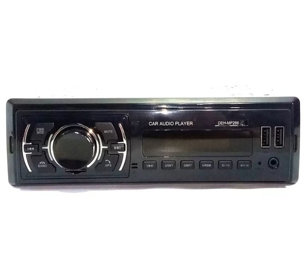 Автомагнитола DV-Pioneeir ok DEH-MP 266, bluetooth, пульт, 2usb, aux, fm
