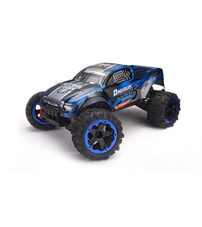 Радиоуправляемый монстр Remo Hobby Dinosaurs Master Brushless UPGRADE (синий) 4WD 2.4G 1/8 RTR
