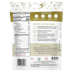 Organic Traditions, Порошок из пророщенных семян льна, 227 г (8 унций)