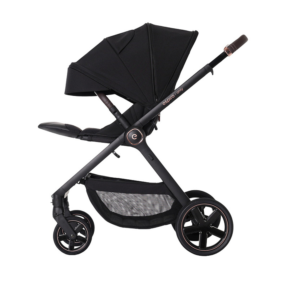 Детская коляска Espiro Only 2 в 1 2025 410 stylish black