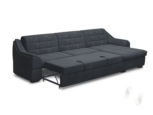 Диван угловой Антарес 1 (ДУ) LUMA 24 (графитовый)