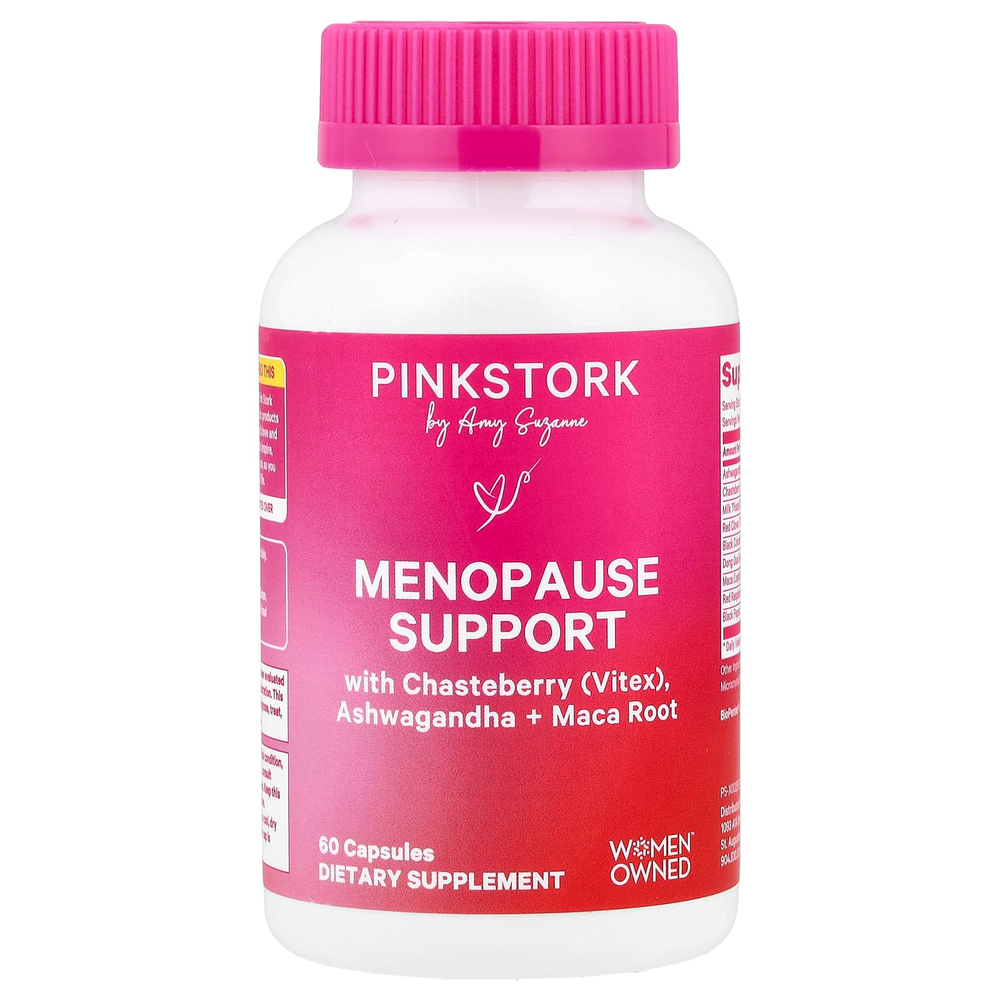 Pink Stork, добавка для поддержки в период менопаузы, 60 капсул
